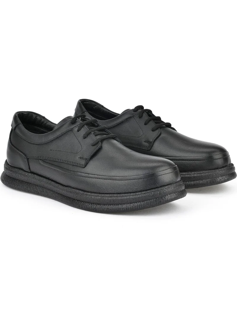 Ziya , Men's Leather Comfort Shoes 14310ZCL04 Black