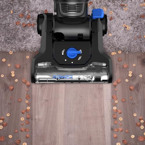 Eureka PowerSpeed Lightweight Upright Vacuum Cleaner for Carpet and Hard Floor, Powerful Bagless Upright Vacuum Cleaner for Home Pets, NEU181A, Blue - Image 3