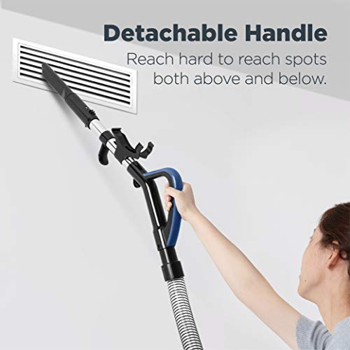 Eureka PowerSpeed Lightweight Upright Vacuum Cleaner for Carpet and Hard Floor, Powerful Bagless Upright Vacuum Cleaner for Home Pets, NEU181A, Blue - Image 4