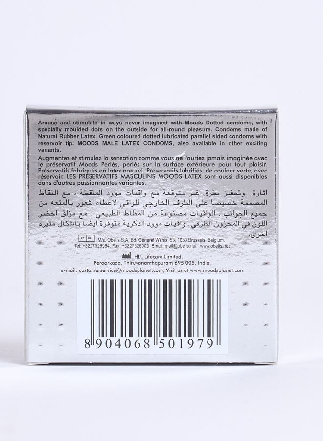 Moods Dotted Condoms 3 Pieces  - Image 4