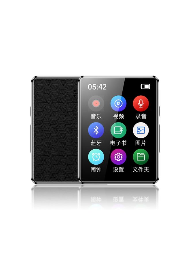 MP3 Music Player Bluetooth 5.0 Ebook Recorder MP4 Walkman Without Memory Card(Black) - Image 2