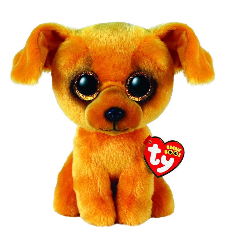 Ty Toys Beanie Boo Lightbrown Dog Zuzu 15 CM Brown 2009294 - Image 3