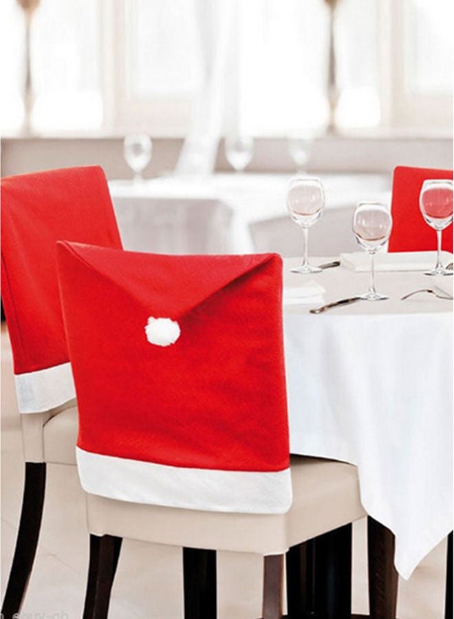 NIBEMINENT Chair Cover Red/White 50x60centimeter - Image 3