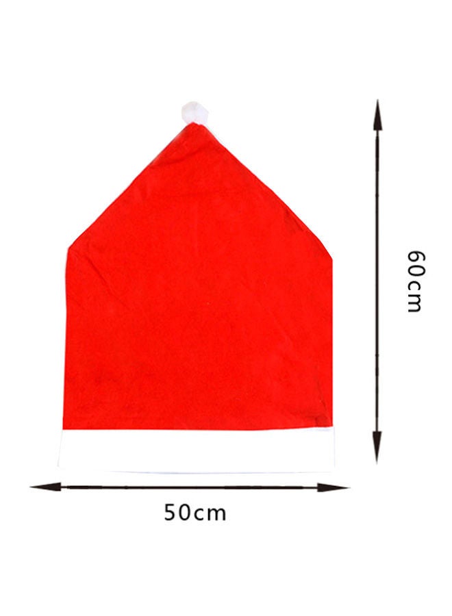 NIBEMINENT Chair Cover Red/White 50x60centimeter - Image 2