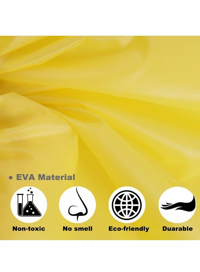 صن تاون معطف واقي من المطر للبالغين ، عبوة واحدة من إيفا للنساء والرجال ، معطف واق من المطر قابل لإعادة الاستخدام يمكن تعبئته في الصيد العائلي والسفر في حالات الطوارئ بدون بولي كلوريد الفينيل مع غطاء مرن - Image 4