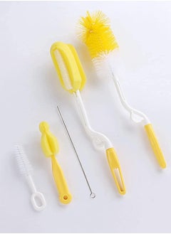 5Pcs/Set Multifunctional Sponge Cleaning Tool Cup Bottle Straw Brush Baby Feeding Nipple Brush Feeding Bottle Washing Cleaner Random Color, Yellow - pzsku/ZE5918A1DB8558E918E2AZ/45/_/1697723639/117ee2b1-dbad-4fb9-a958-a8e2ee1911a1