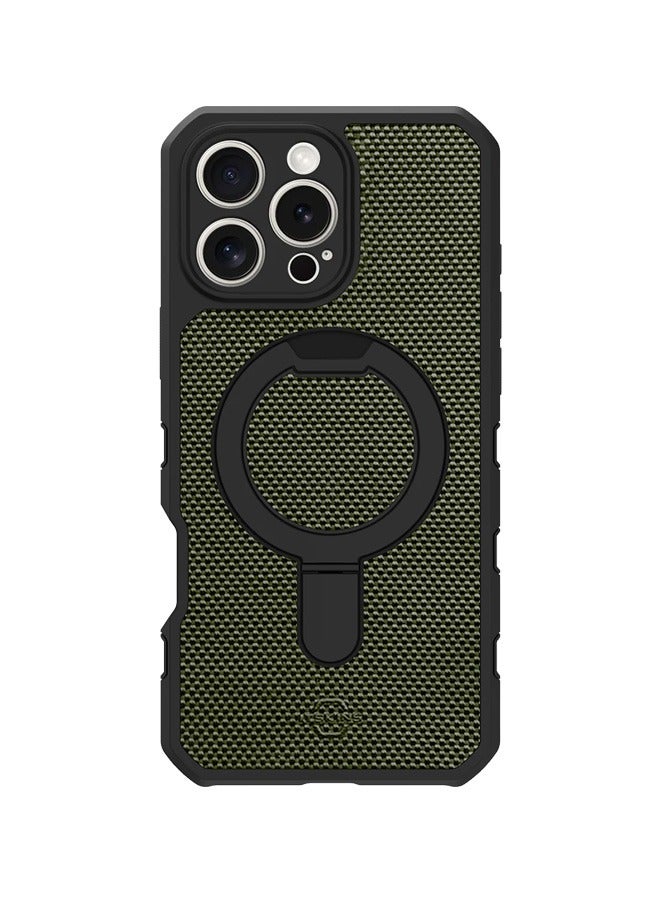 Itskins Force-R Nylon with MagSafe for iPhone 16 Pro Max - Olive Green - Image 1
