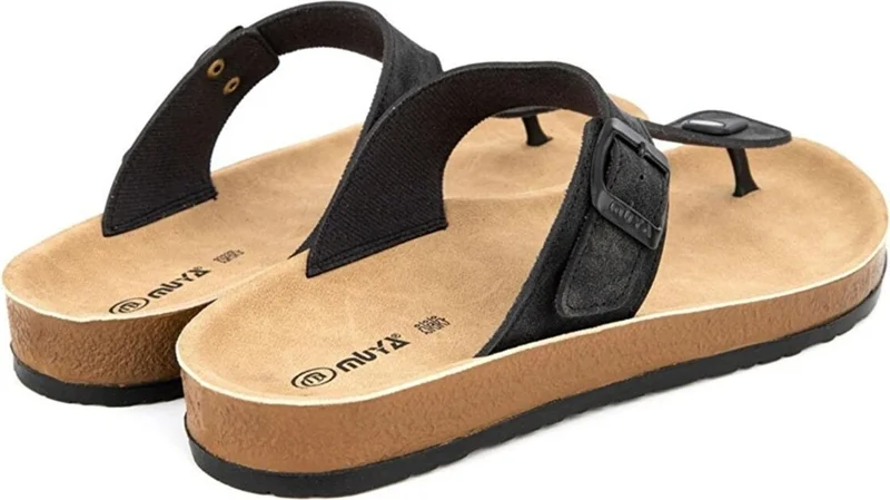 MUYA 31331 Snipe Leather Flip Flops Men's Slippers