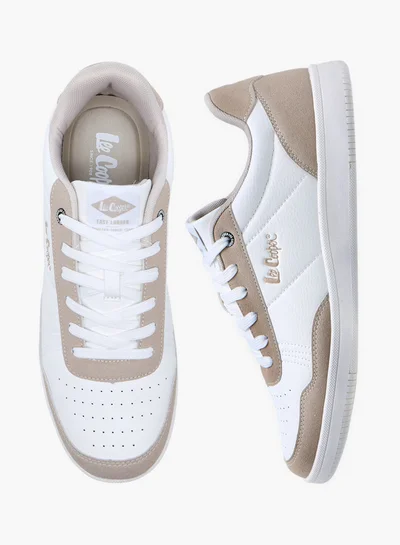 لي كوبر Men's Panelled Lace-Up Sneakers
