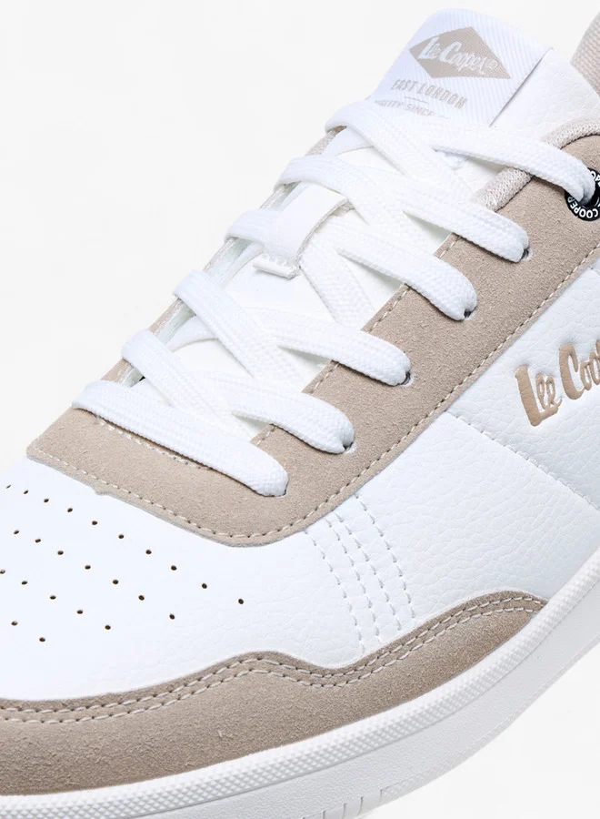Lee Cooper Men's Panelled Lace-Up Sneakers