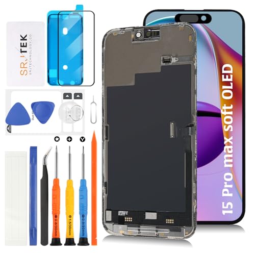 Olivechard Soft OLED 15 Pro Max LCD Screen Proximity Sensor Cable120Hz Promotion Replacement for iPhone 15 Pro Max 67 inch LCD Display Touch Digitizer Assembly A3106 A2849 A3105 A3108 - Image 1