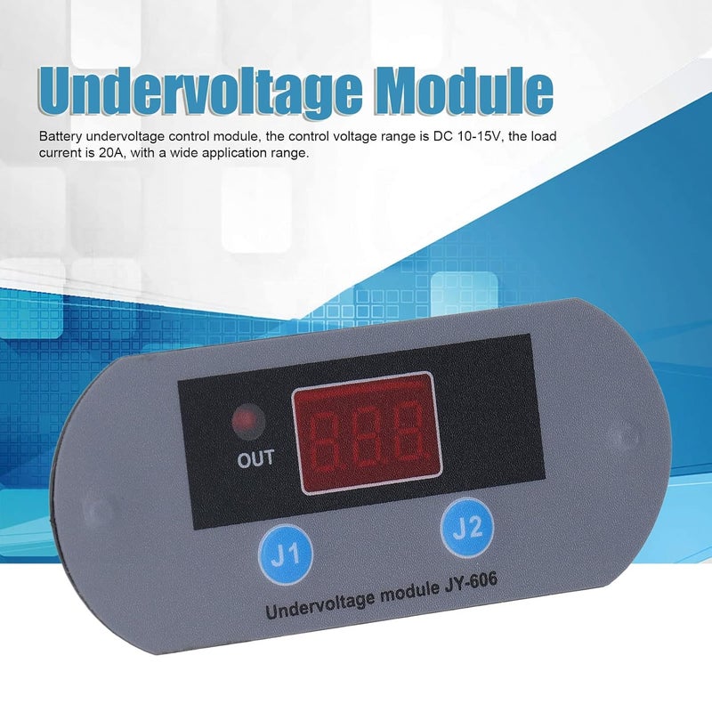 وحدة تحكم الجهد المنخفض لوحة حماية التفريغ الزائد 20A تحميل غلاف ABS عرض رقمي إعادة ضبط تلقائي - Image 4