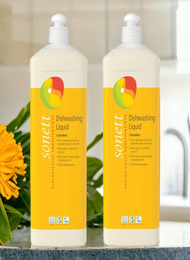 Sonett Organic Dishwashing Liquid (Calendula, 34 Fl.Oz (1 Count)) Certified Organically Grown - Image 3