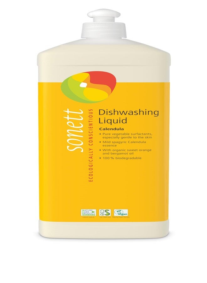 Sonett Organic Dishwashing Liquid (Calendula, 34 Fl.Oz (1 Count)) Certified Organically Grown - Image 1