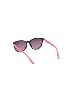 GUESS Girls UV Protection Cat Eye Shape Sunglasses - GU0012601T49 - Lens Size: 49 Mm - Shiny Black  - Image 3