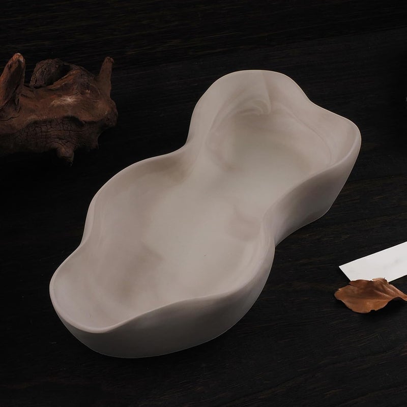 FirstTry Vessel Candle Mold I Flowing Boat Shape Silicone Concrete Jar Mould I Irregular Bowl Resin Molds for DIY Handmade Art Crafts Jewelry Storage Tray Ring Trinket Container Box Home Table Décor - Image 3