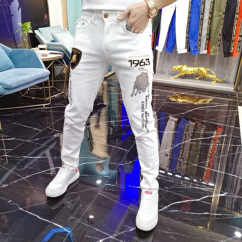Unisex Casual Daily Denim Jeans - Image 3