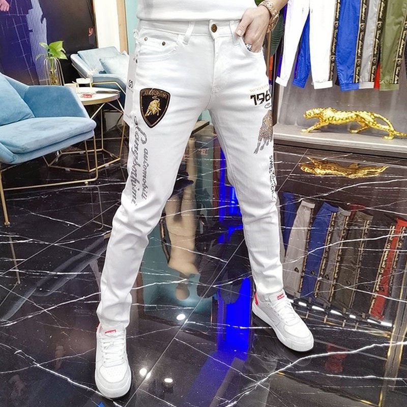 Unisex Casual Daily Denim Jeans - Image 2