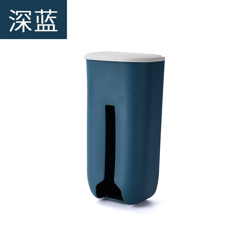 Nordic Style Wall-Mounted Garbage Bag Storage Box Creative Extraction Garbage Bag Storage Box Kitchen Plastic Bag Storage Box - Image 1