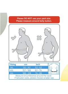 BraceUP Plus Size Back Brace for Woman and Man - 3XL to 5XL Extra Large Lower Back Support with Straps and Compressions, Herniated Disc Back Pain Relief, Abdominal Plus Size Binder (3XL)  - Image 2