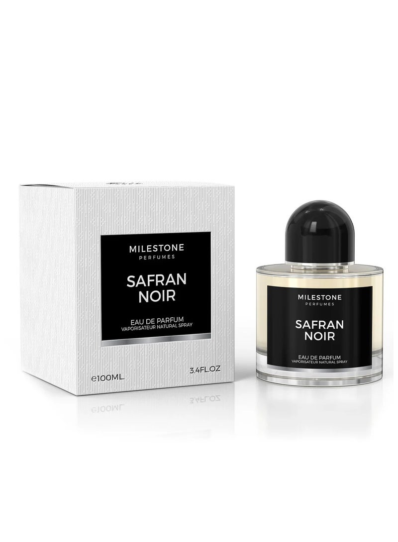 Milestone Safran Noir Eau De Parfum For Unisex - 100 ML - Image 1