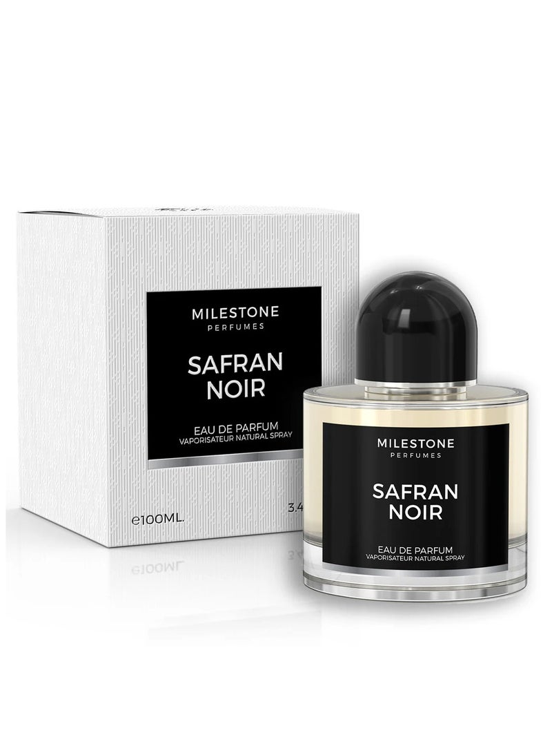 Milestone Safran Noir Eau De Parfum For Unisex - 100 ML - Image 2