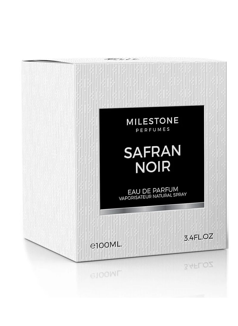 Milestone Safran Noir Eau De Parfum For Unisex - 100 ML - Image 3