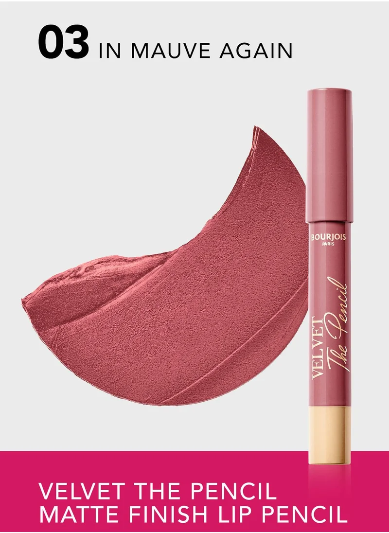 BOURJOIS PARIS Velvet the Pencil - 03- In Mauve Again, 3g