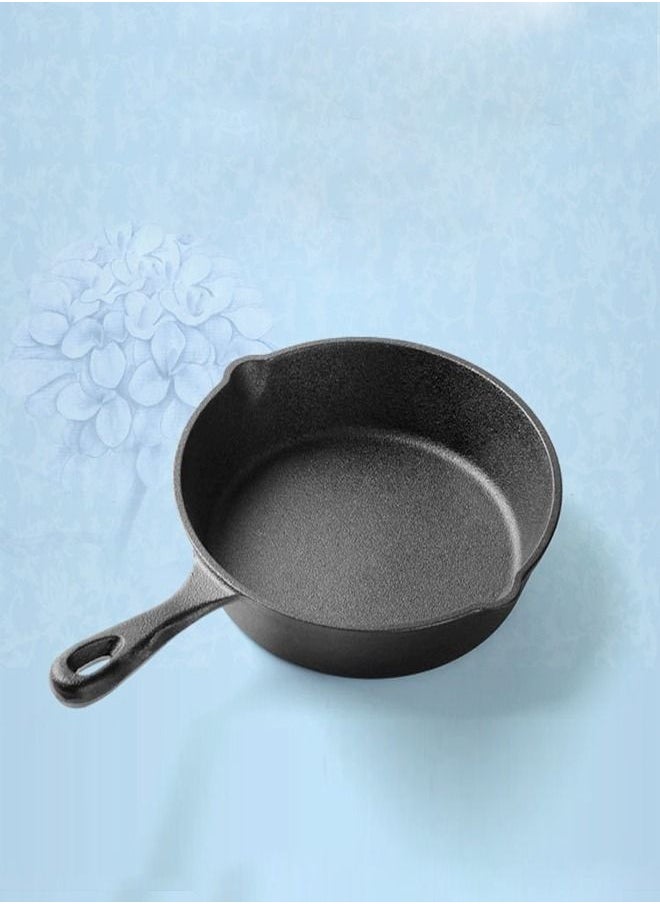 fashionhome Indoor and Outdoor Use Non Stick Pre Seasoned Induction Safe Skillet Frying Pan for Kitchen Oven Grill Stovetop Cooking Eggs Meat Pancake  - Image 1