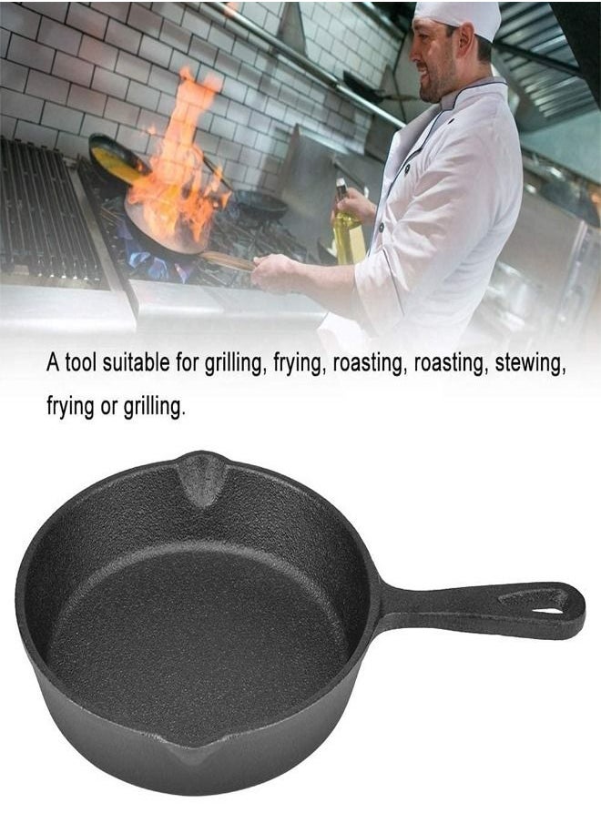fashionhome Indoor and Outdoor Use Non Stick Pre Seasoned Induction Safe Skillet Frying Pan for Kitchen Oven Grill Stovetop Cooking Eggs Meat Pancake  - Image 5