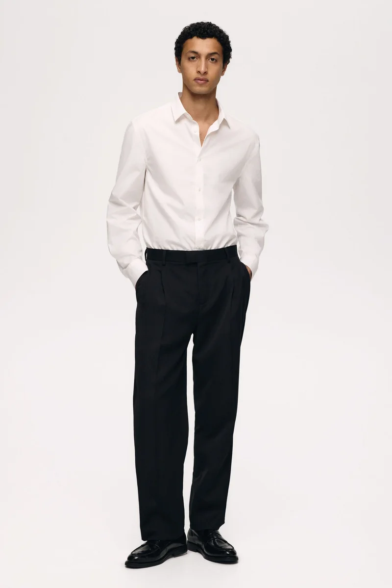 H&M  Relaxed Fit Suit trousers for Men | Best Price UAE
