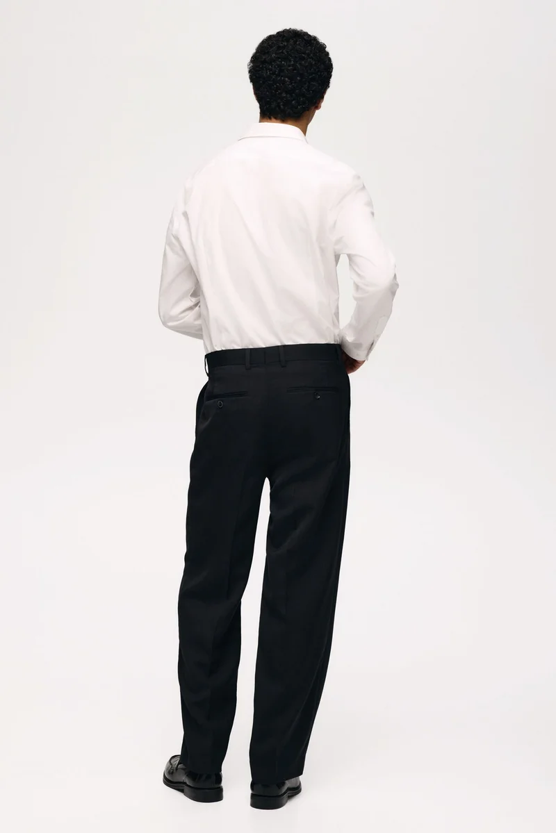 H&M  Relaxed Fit Suit trousers for Men | Best Price UAE