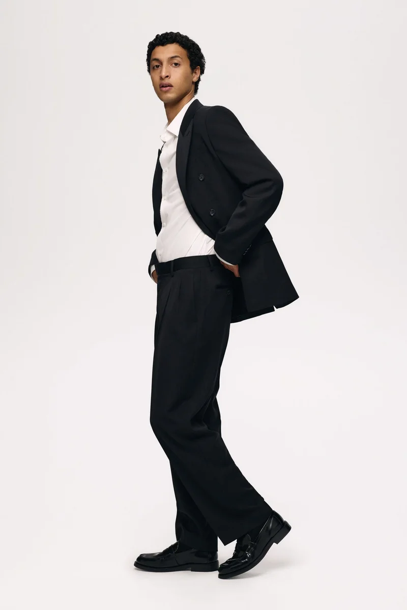 H&M  Relaxed Fit Suit trousers for Men | Best Price UAE