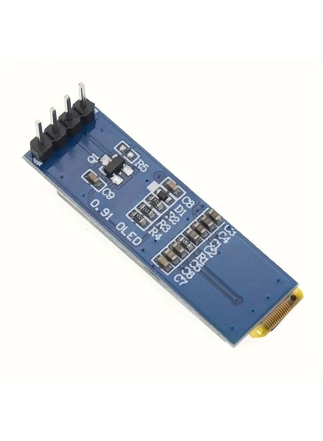 وحدة عرض OLED بيضاء مقاس 0.91 بوصة بدقة 128x32 مع واجهة I2C لأردوينو ورازبيري باي - Image 3