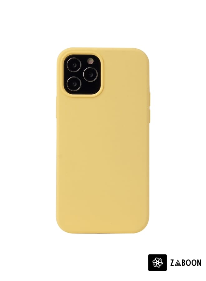 Zaboon Protective Case Cover For iPhone 13 Pro Max Solid Color Liquid Silicone Shockproof Protective Case - Image 1