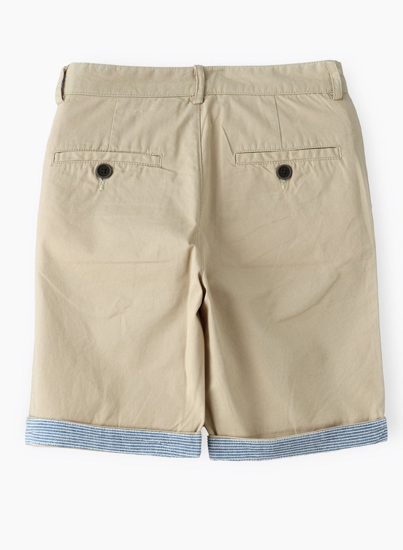 JAM Woven shorts with print fabric at bottom fold - Image 2