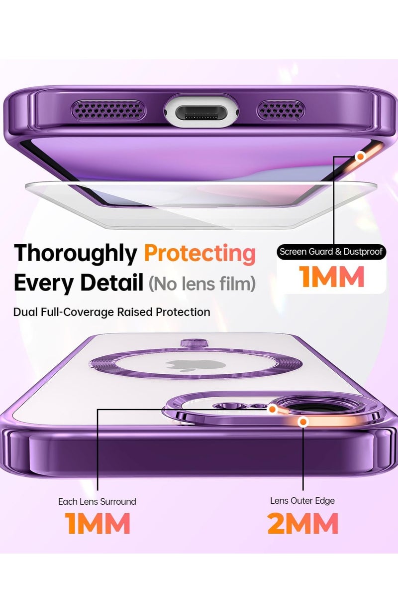 BORTONY iPhone 16e Case Cover  Compatible with MagSafe Elegant Anti-Scratch  with Camera Lens Protection Magnetic Cover for iPhone 16e 6.1-inch - Image 5