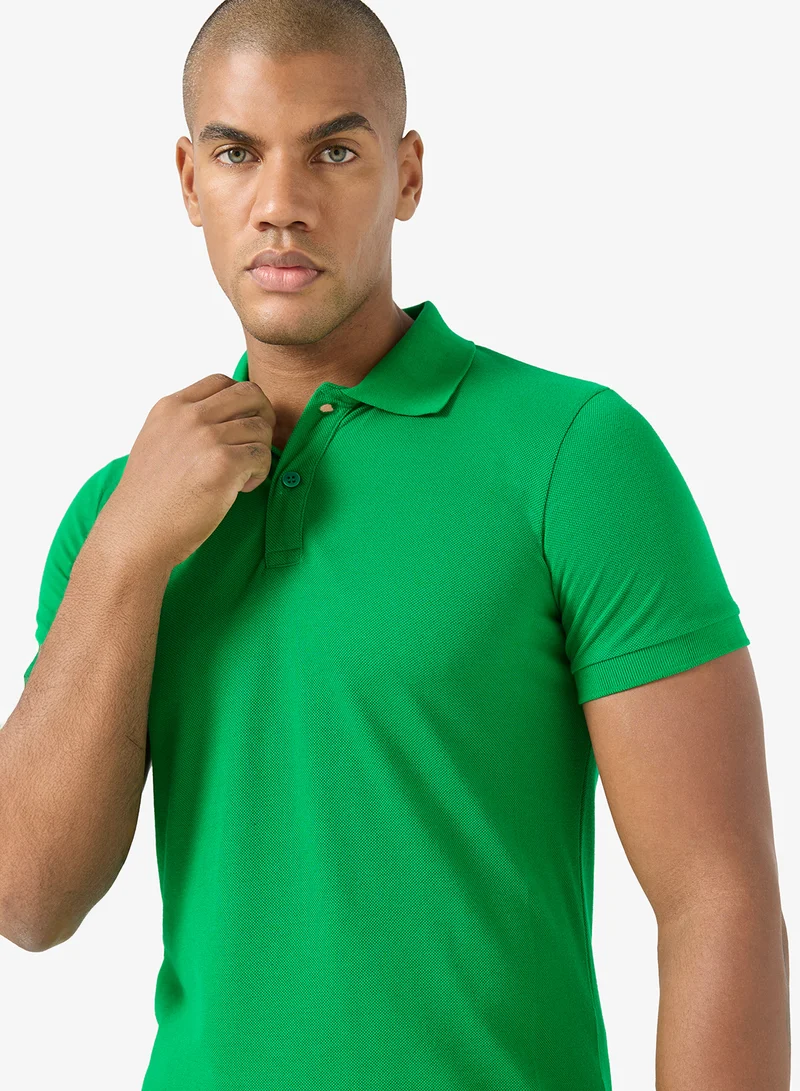 Seventy Five Basics green Regular Polo for Men | Best Price UAE