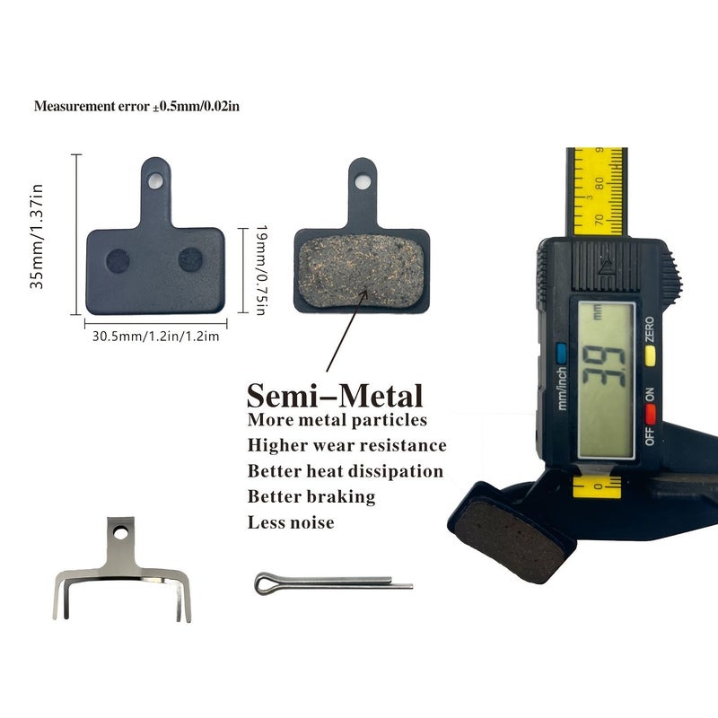 Semi Metallic Brake Pads for Mountain Bike G For Code 2011+ - Image 1