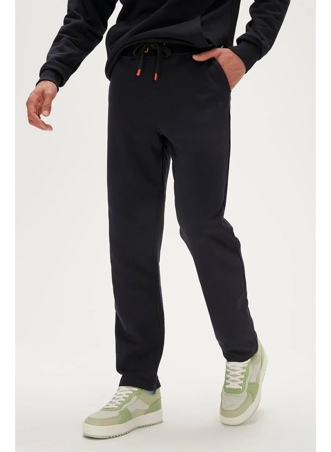 Bad Bear Plain Sweatpants Navy Men's Tracksuit Bottom.