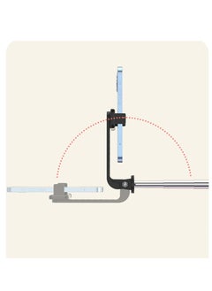 TYCOM Tycom Selfie Stick, 170cm Extendable Selfie Stick Tripod with Bluetooth Wireless Remote Phone Holder Black.  - Image 4
