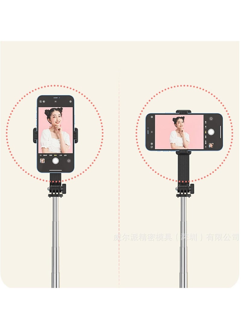 TYCOM - Tycom Selfie Stick, 170cm Extendable Selfie Stick Tripod with Bluetooth Wireless Remote Phone Holder Black. - Image 1