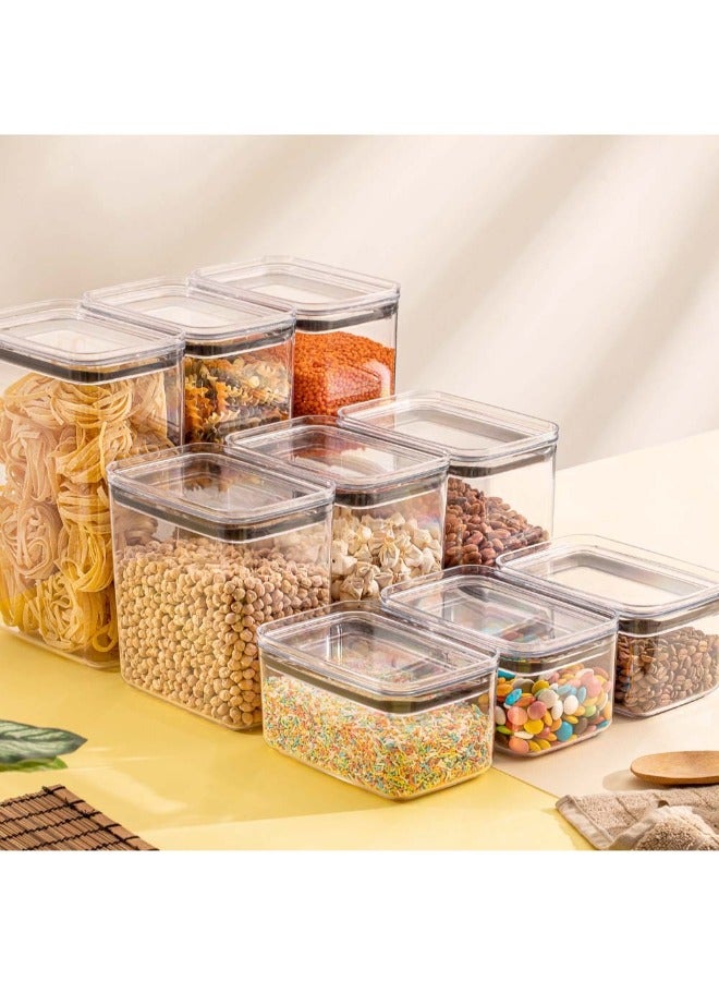 Dunya Plastik Dunia Rectangular Black Fresh & Lock Chef Food Box - Grain | Cereal Container -2.1LtVolume with Airtight Lid - BPA-Free - Image 5