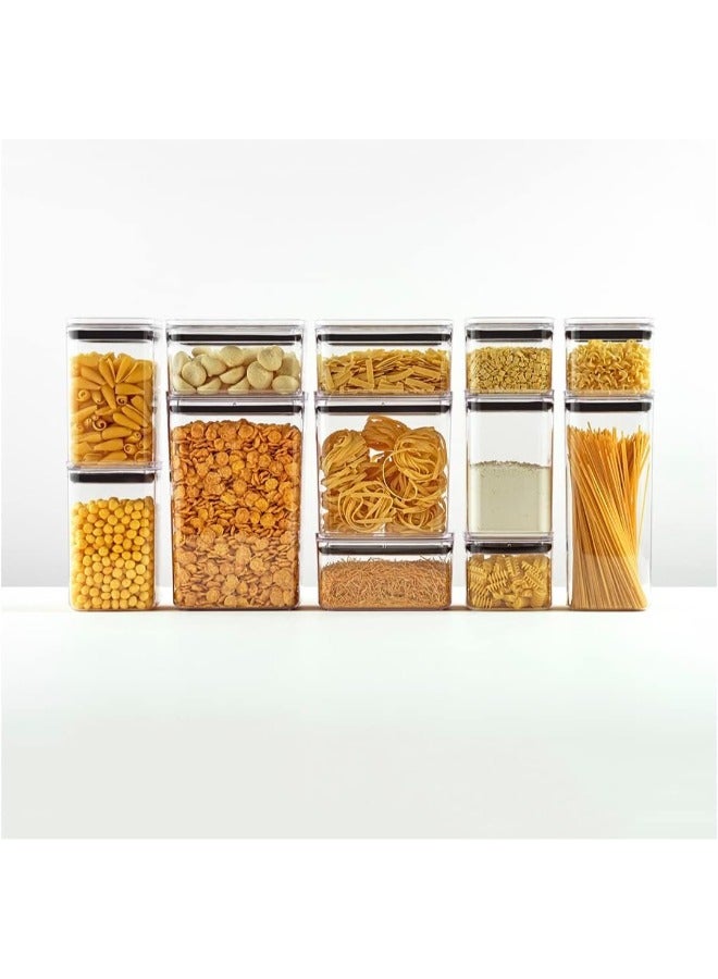 Dunya Plastik Dunia Rectangular Black Fresh & Lock Chef Food Box - Grain | Cereal Container -2.1LtVolume with Airtight Lid - BPA-Free - Image 3