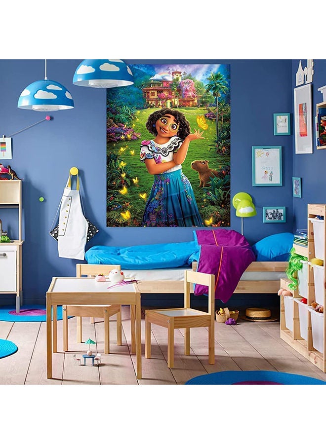 اب تو ديت  بوسترات فنية لشخصيات مشهورة لتزيين حفلات غرف الاطفال واماكن اللعب 8 قطع، لوازم حفلات اعياد ميلاد الاطفال - Image 1