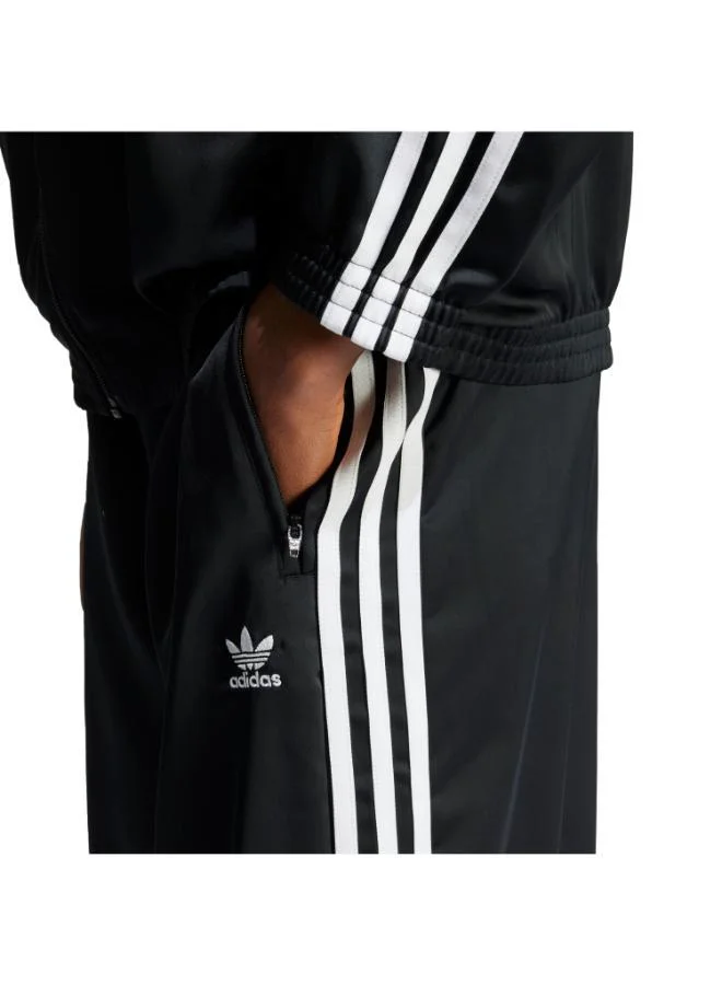 adidas Originals BLACK Adicolor Satin Wide Leg Track Joggers for Women | Best Price UAE