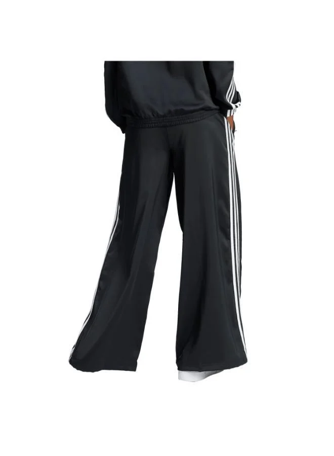adidas Originals BLACK Adicolor Satin Wide Leg Track Joggers for Women | Best Price UAE