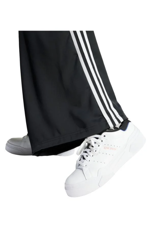 adidas Originals BLACK Adicolor Satin Wide Leg Track Joggers for Women | Best Price UAE