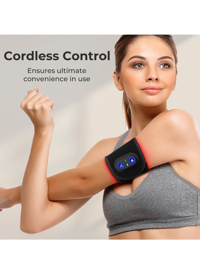 General Rechargeable Wireless Red Light Therapy Wristband for Hand, Wrist, Finger and Joint Discomfort, Perfect for Workers and Sports Enthusiasts  - Image 3