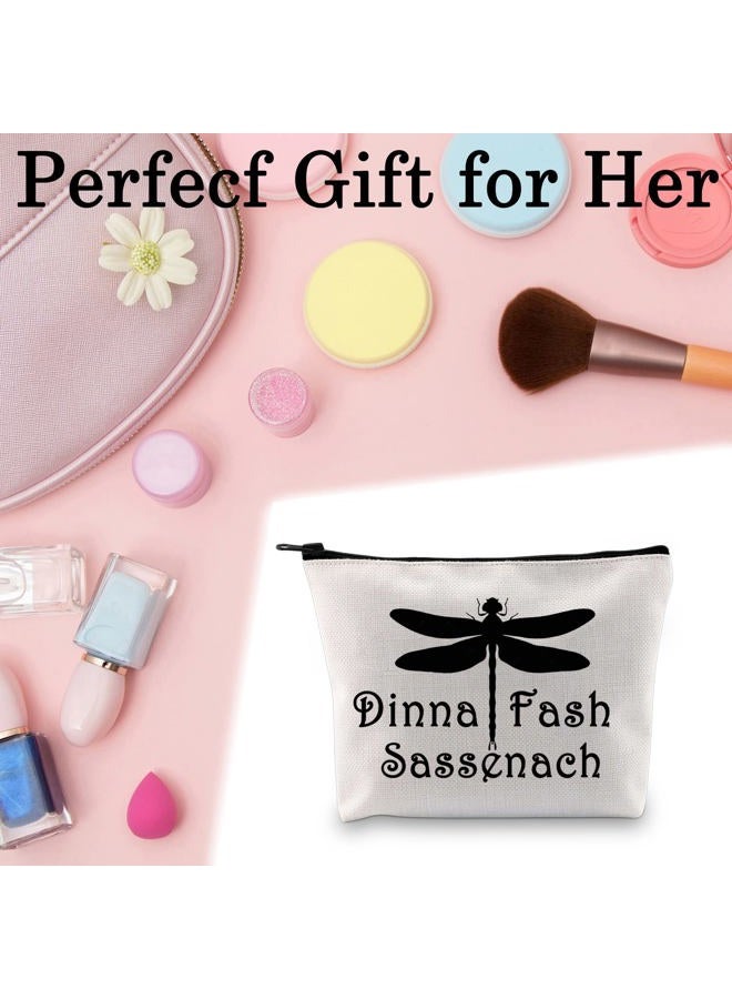 BLUPARK Outlander Fans Gifts Dinna Fash Sassenach Makeup Bags Outlander Lover Gifts Friends Sister Mother (Dinna Fash Sassenach) - Image 5
